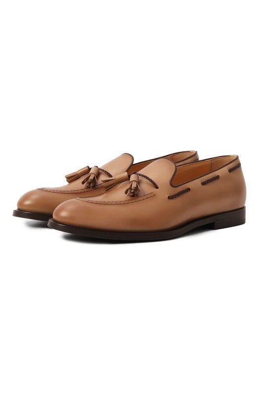 Кожаные лоферы Brunello Cucinelli MZUFAPU713 фото 1