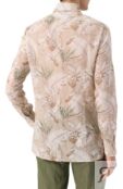 Рубашка из хлопка и льна Kiton UMCNERH0928301 фото 4