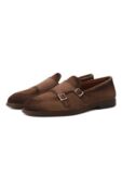 Замшевые лоферы Malibu Santoni MGAG19006TGRSEAA фото 1