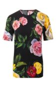 Шелковый топ Dolce & Gabbana F7A02T/FSA7B фото 1