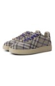 Текстильные кеды Box Burberry 8088487 фото 1