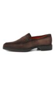Замшевые пенни-лоферы Easy Santoni MGEG18964NEAXGEX фото 4