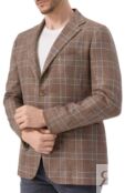 Пиджак из кашемира и шерсти Kiton UG81K0610E59 фото 5
