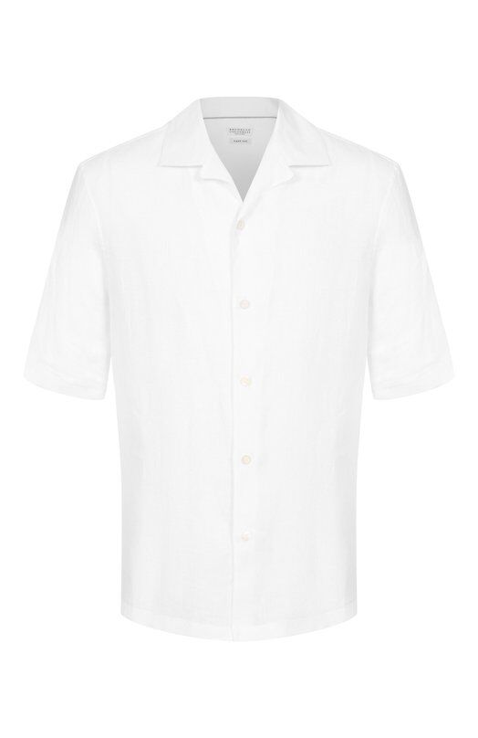 Льняная рубашка Brunello Cucinelli MM6840615 фото 1