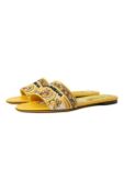 Комбинированные шлепанцы Bianca Dolce & Gabbana CQ0571/AV804 фото 1
