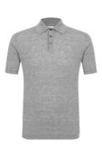 Поло изо льна и хлопка Brunello Cucinelli M2L00315 фото 1