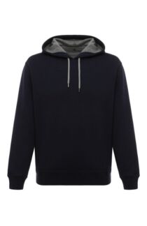 Худи из хлопка и кашемира Brunello Cucinelli