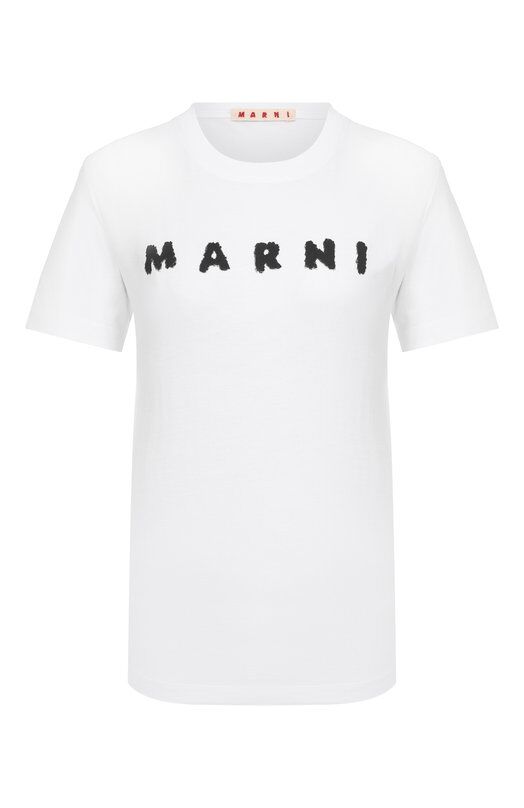 Хлопковая футболка Marni THJE0293P8/USCX42 фото 1
