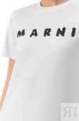 Хлопковая футболка Marni THJE0293P8/USCX42 фото 5