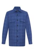 Рубашка из шерсти и шелка Kiton UMC016K0617E14 фото 1