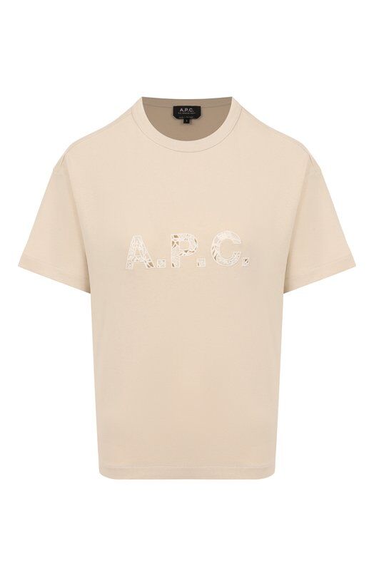 Хлопковая футболка A.P.C. C0HBQ-F26495 фото 1