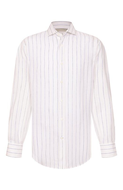 Льняная рубашка Brunello Cucinelli MM6860028 фото 1