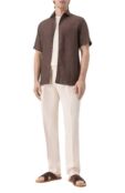 Льняные брюки Brunello Cucinelli M243DE1710 фото 2