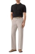 Брюки из хлопка и льна Corneliani 254H32-2514111 фото 2