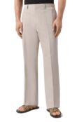Брюки из хлопка и льна Corneliani 254H32-2514111 фото 3
