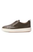 Кожаные кеды Cleanic Santoni MBCG21995BARTMVI фото 4