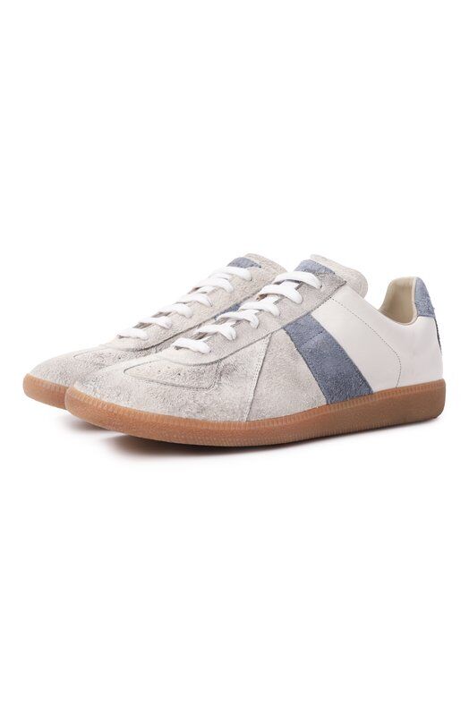 Замшевые кеды Replica Maison Margiela S57WS0511/P8224 фото 1