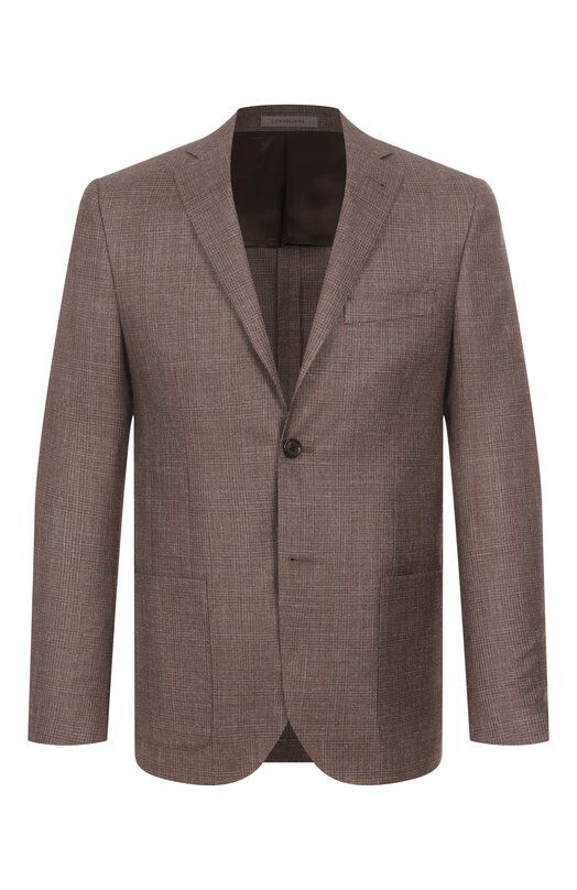 Пиджак из шерсти и шелка Corneliani 25X002-2516206 фото 1