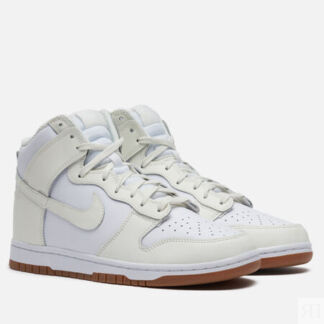 Кроссовки Nike Wmns Dunk High, цвет белый, размер 44.5 EU