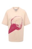 Хлопковая футболка Jil Sander J03GC0119/J20219 фото 1