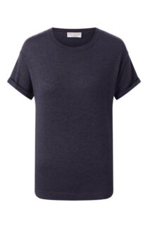 Футболка из кашемира и шелка Brunello Cucinelli