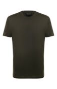 Футболка из шелка и хлопка Giorgio Armani 3KSM77/SJZHZ фото 1