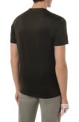 Футболка из шелка и хлопка Giorgio Armani 3KSM77/SJZHZ фото 4