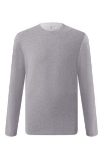 Хлопковый лонгслив Brunello Cucinelli