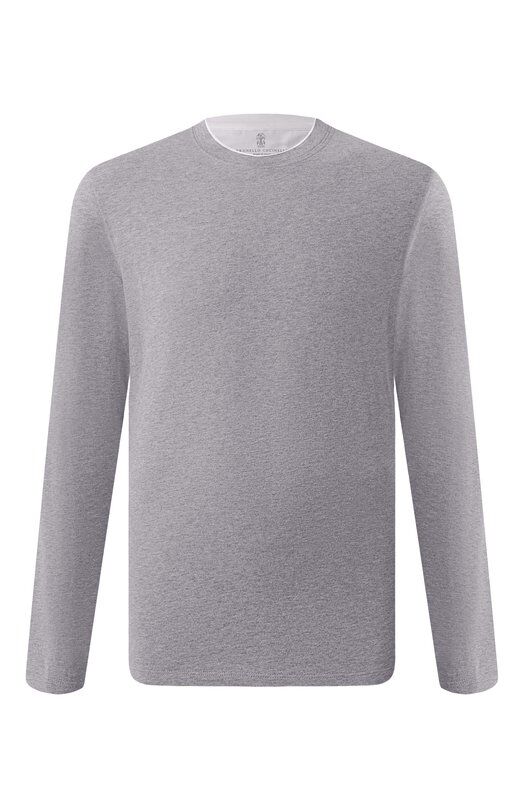 Хлопковый лонгслив Brunello Cucinelli M0B137433 фото 1
