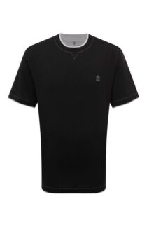 Хлопковая футболка Brunello Cucinelli