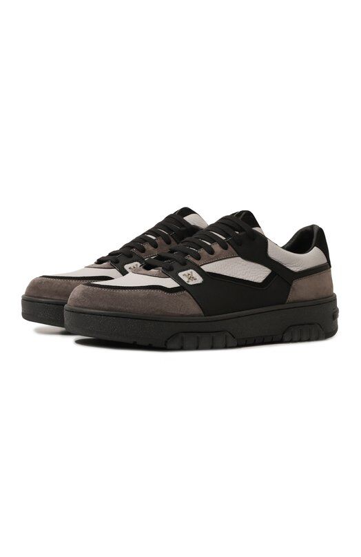Комбинированные кеды Zeus Artioli 0S684/SUEDE/RUBBERIZ.S.KID/SUEDE/RUBBERIZED CALF Z фото 1