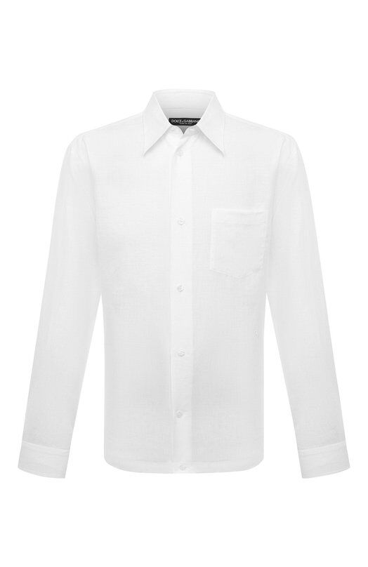 Льняная рубашка Dolce & Gabbana G5KJ0Z/FU4IK фото 1