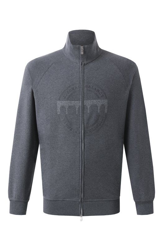Хлопковая толстовка Brunello Cucinelli MM8363140G фото 1