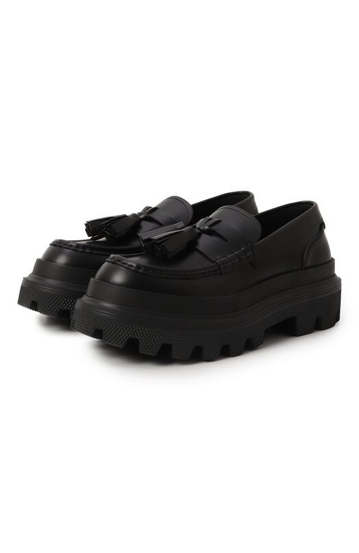 Кожаные лоферы Dolce & Gabbana A30262/AB640 фото 1