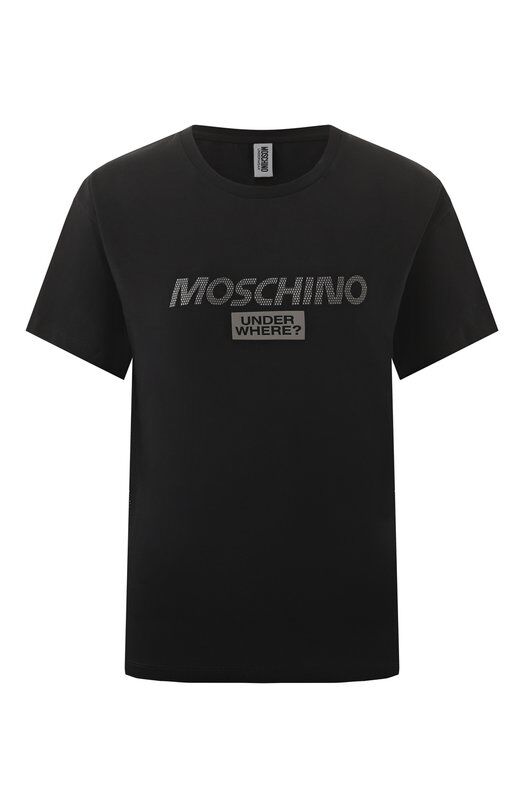 Хлопковая футболка Moschino A0702/4410 фото 1