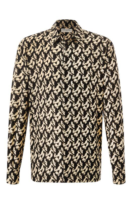 Рубашка из вискозы и шелка Saint Laurent 646850Y2G02 1050 фото 1