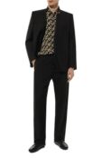 Рубашка из вискозы и шелка Saint Laurent 646850Y2G02 1050 фото 2