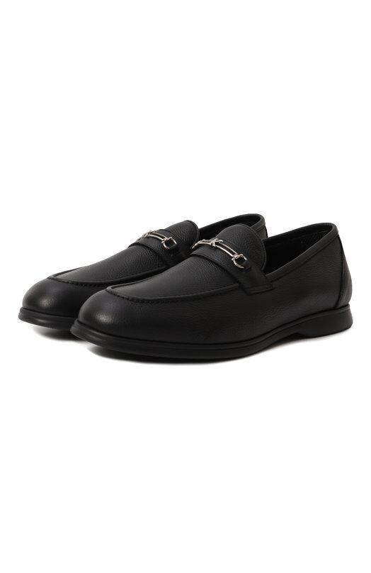 Кожаные лоферы Kiton USSA316N0109803 фото 1