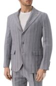 Костюм из шерсти и льна Brunello Cucinelli MP475LDFRD фото 3