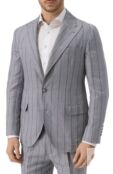 Костюм из шерсти и льна Brunello Cucinelli MP475LDFRD фото 4