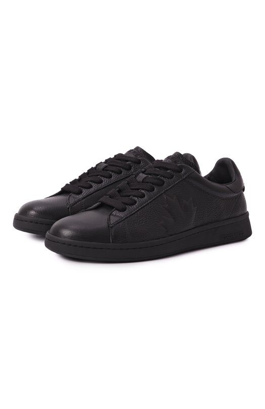 Кожаные кеды Boxer Dsquared2 SNM0406/25108187 фото 1