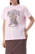Хлопковая футболка Ganni T4161/3575 фото 3