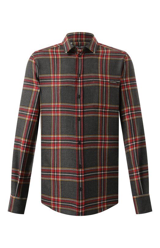 Шерстяная рубашка Dolce & Gabbana G5JZ9T/FQ2G5 фото 1