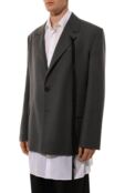 Шерстяной пиджак Ann Demeulemeester 2402-M-JA16-FA515-088 фото 4