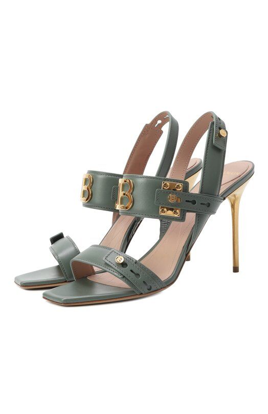 Кожаные босоножки B-Buzz Balmain EN1UH086/LVIT фото 1