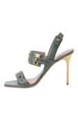 Кожаные босоножки B-Buzz Balmain EN1UH086/LVIT фото 4