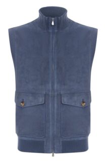 Комбинированный жилет Brunello Cucinelli