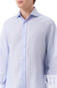 Рубашка из хлопка и льна Brunello Cucinelli MR6250028 фото 5