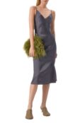 Атласное платье Dries Van Noten 251-011000-1427 фото 2