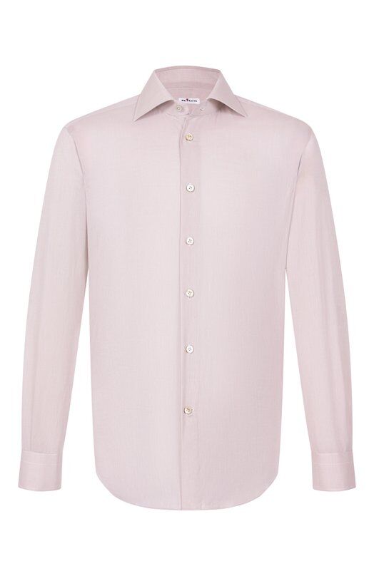 Хлопковая сорочка Kiton UCIH0920404 фото 1